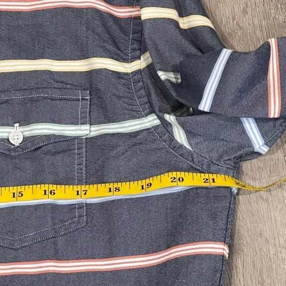 Men’s Large Brooks Brothers Red Fleece Structured Oxford Cotton Shirt Pocket - Picture 7 of 9